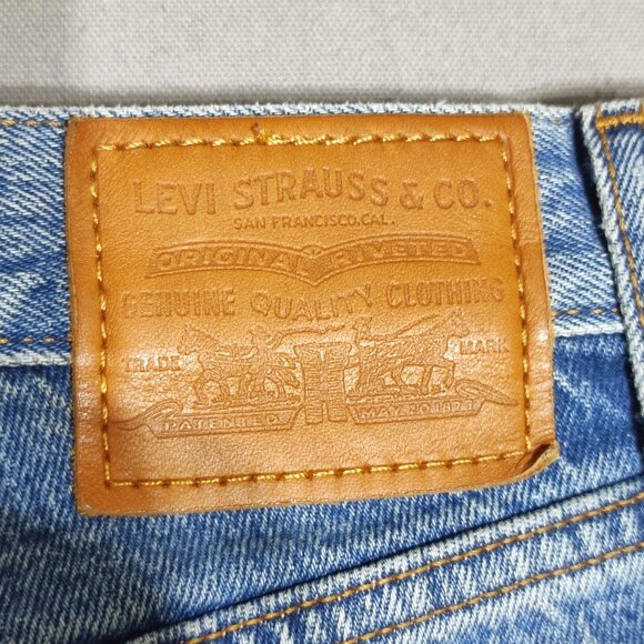 Levi's Wedgie jeans women's size W27 denim blue colour high-rise classic denim - Picture 5 of 16